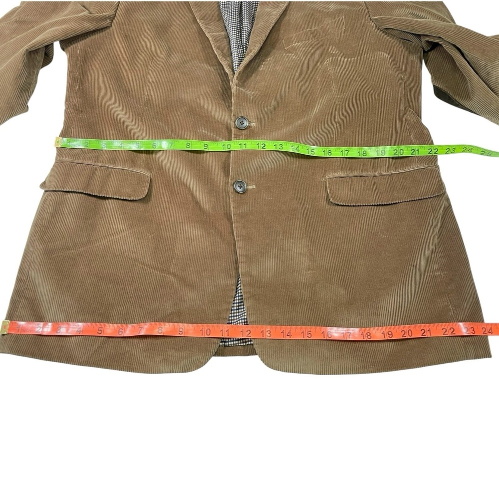 Saddlebred 44L Corduroy Blazer Elbow Patches Heritage Dark Academia Professor - Picture 5 of 13